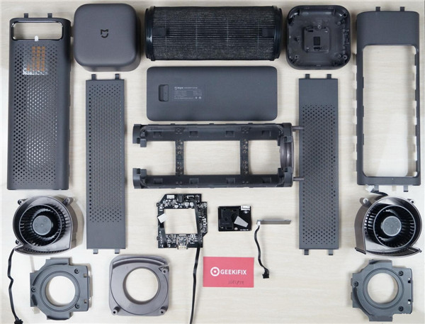 米家车载空气净化器拆机