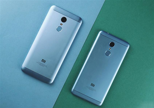 蓝色红米5图片大全