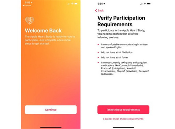 Apple Watch心脏研究项目启动