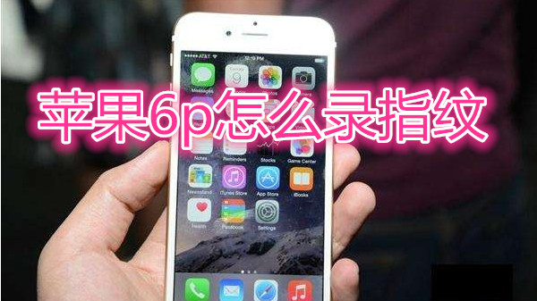苹果6plus怎么录指纹