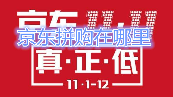 京东拼购在哪里