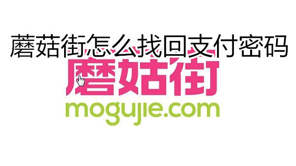 蘑菇街怎么找回支付密码