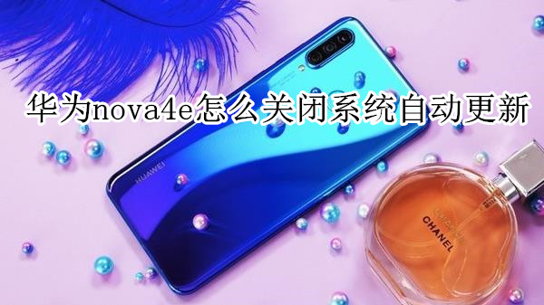 华为nova4e怎么关闭系统自动更新
