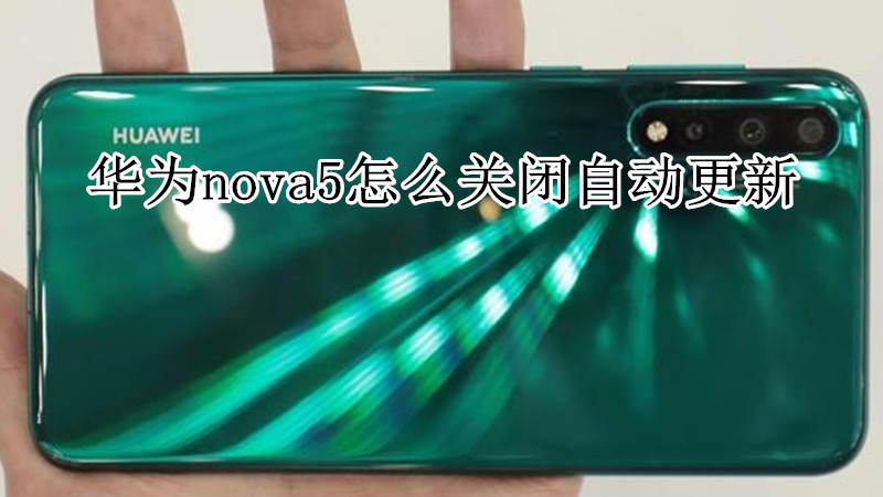 华为nova5怎么关闭自动更新