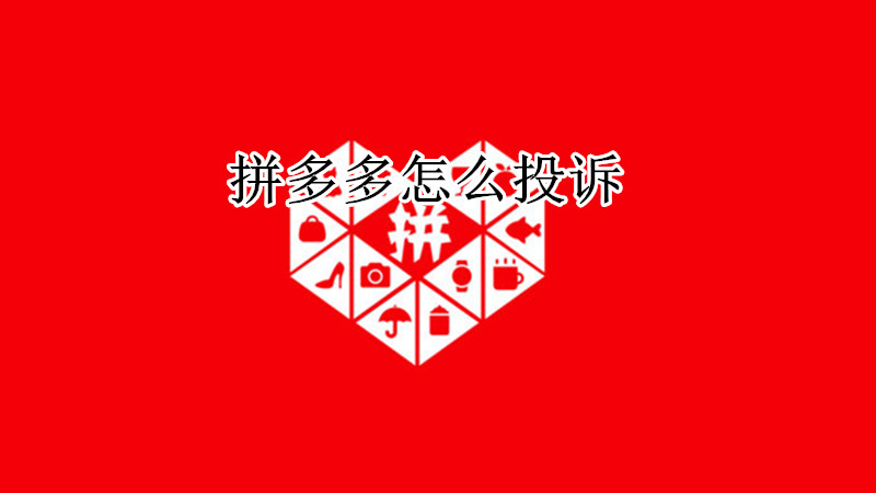 拼多多怎么投诉