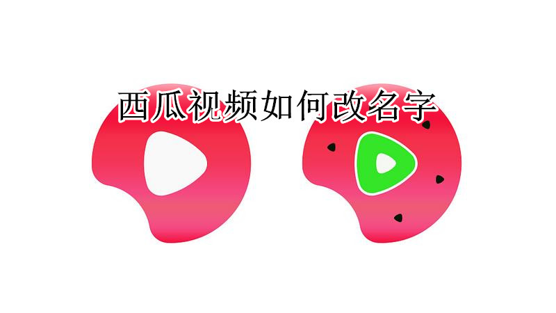 西瓜视频如何改名字