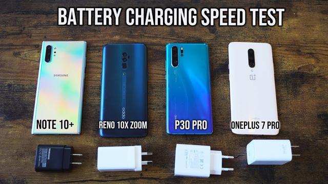 三星note10+和华为p30pro充电速度对比
