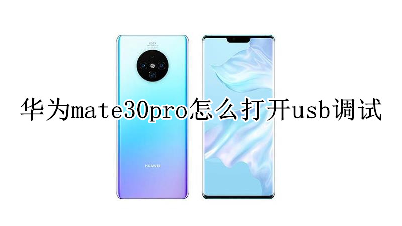 华为mate30pro怎么打开usb调试
