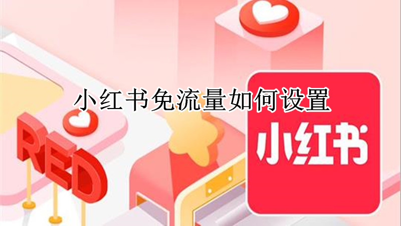 小红书免流量如何设置