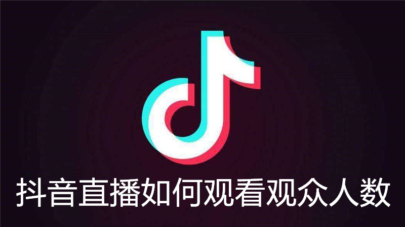 抖音直播如何观看观众人数
