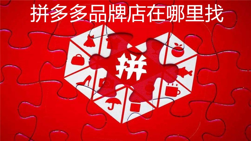 拼多多品牌店在哪里找