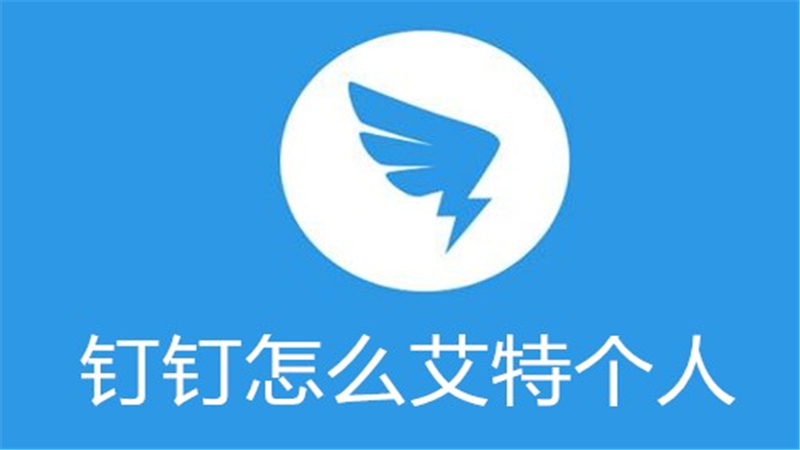 钉钉怎么艾特个人