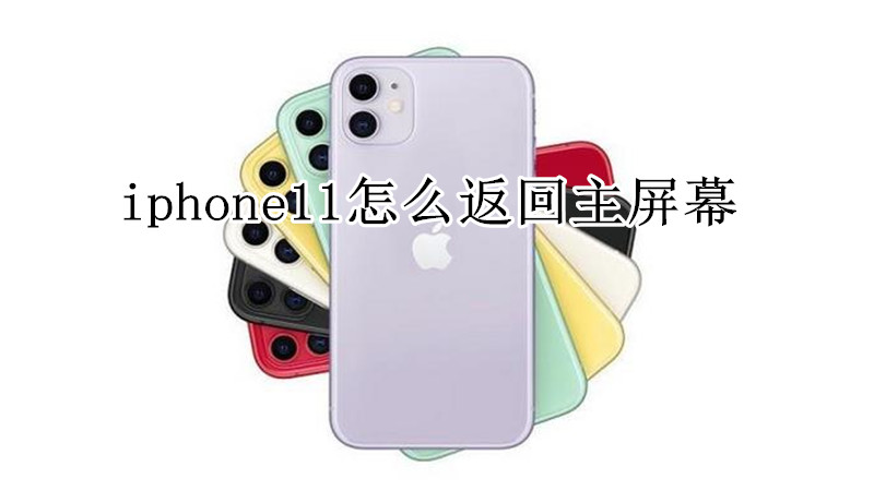 iphone11怎么返回主屏幕