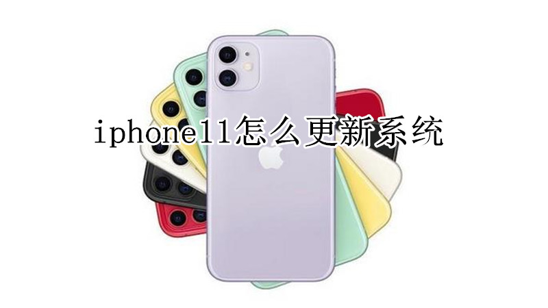 iphone11怎么更新系统