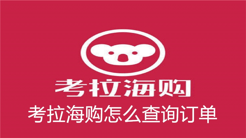 考拉海购怎么查询订单