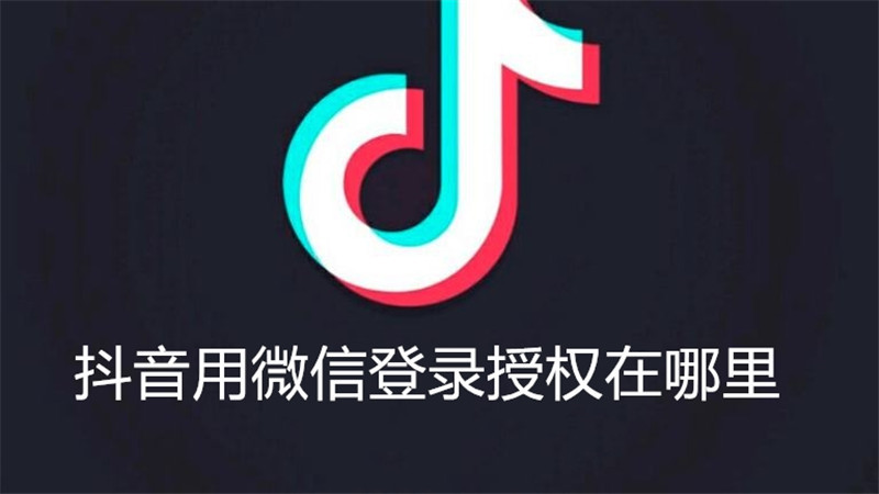 抖音用微信登录授权在哪里