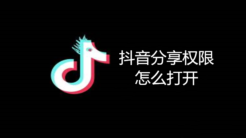 抖音分享权限怎么打开