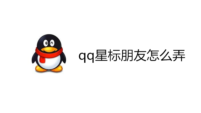 qq星标朋友怎么弄