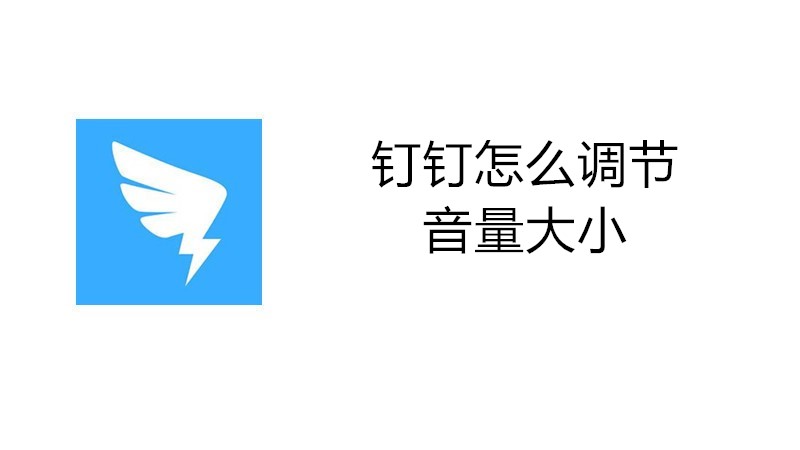 钉钉怎么调节音量大小