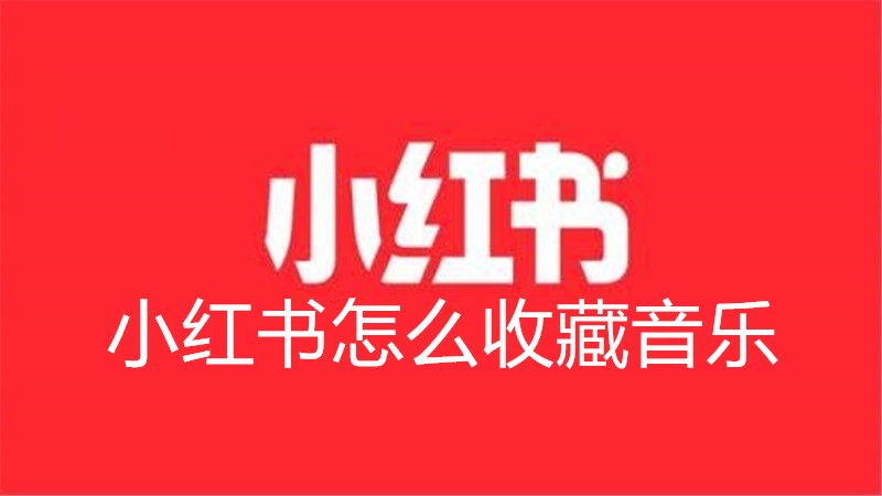 小红书怎么收藏音乐