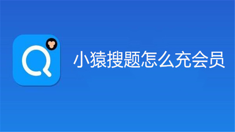 小猿搜题怎么充会员