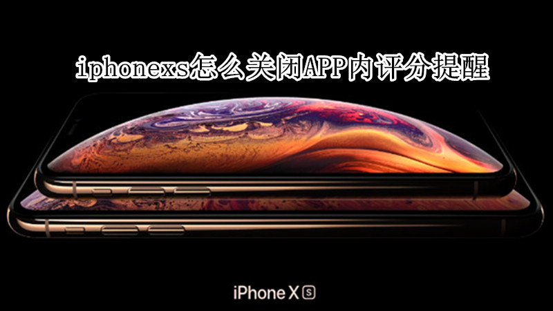 iphonexs怎么关闭APP内评分提醒