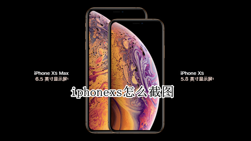 iphonexs怎么截图