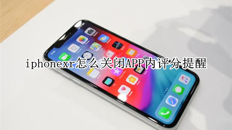 iphonexr怎么关闭APP内评分提醒