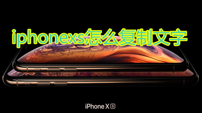 iphonexs怎么复制文字