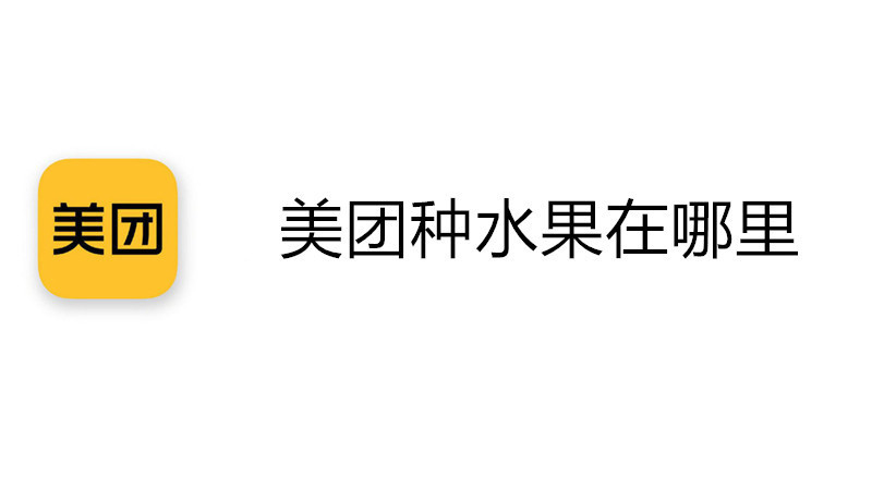 美团种水果在哪里