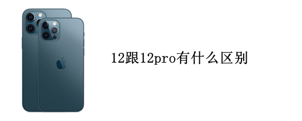 12跟12pro有什么区别