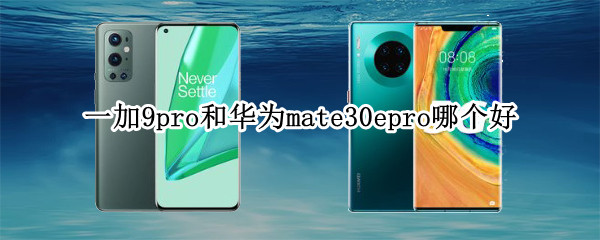 一加9pro和华为mate30epro哪个好