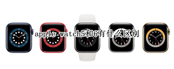 apple watch5和6有什么区别