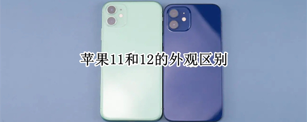 苹果11和12的外观区别