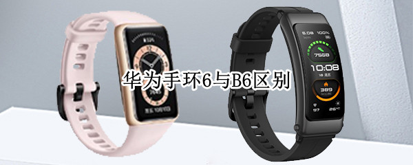 华为手环6与B6区别