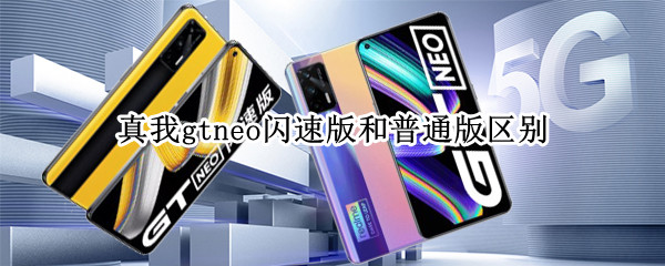 真我gtneo闪速版和普通版区别