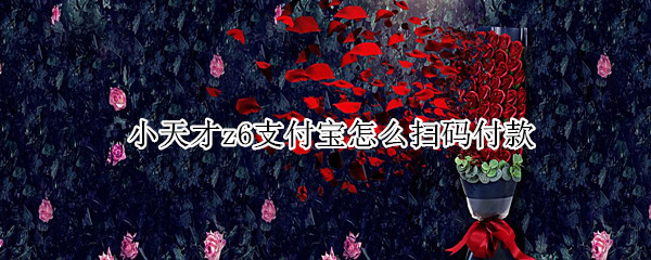 小天才z6支付宝怎么扫码付款