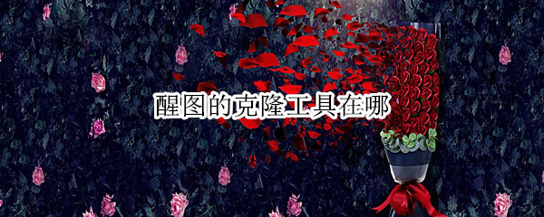 醒图的克隆工具在哪