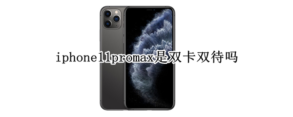 iphone11promax是双卡双待吗