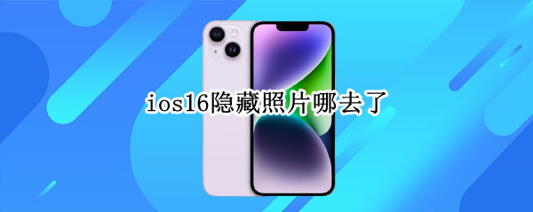 ios16隐藏照片哪去了