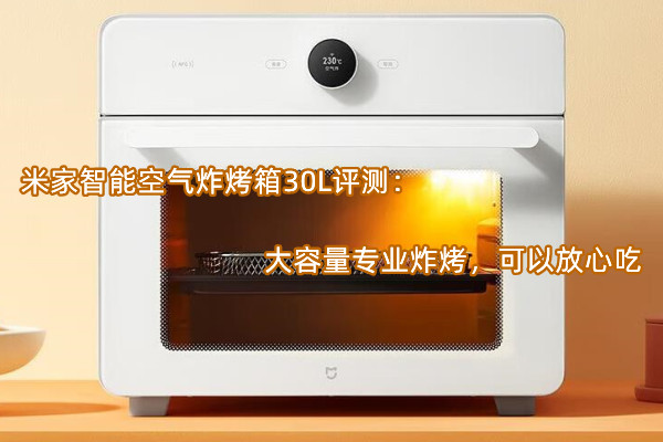 米家智能空气炸烤箱30L评测：大容量专业炸烤，可以放心吃
