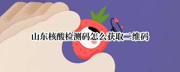 山东核酸检测码怎么获取二维码