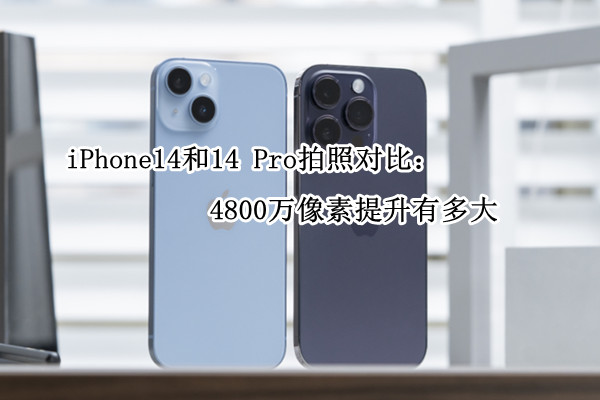 iPhone14和iPhone14 Pro拍照对比：4800万像素提升有多大