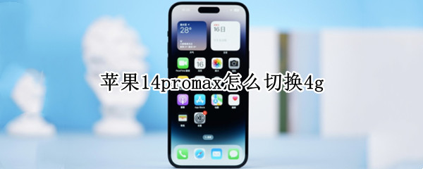 苹果14promax怎么切换4g