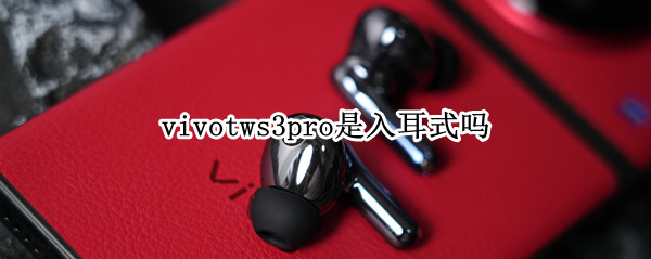 vivotws3pro是入耳式吗