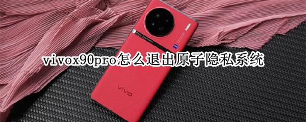 vivox90pro怎么退出原子隐私系统