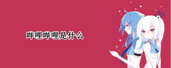 哔哩哔哩是什么