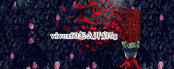 vivox60怎么开启5g