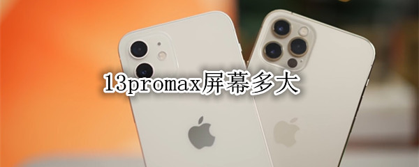 13promax屏幕多大