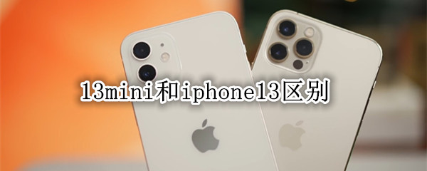 13mini和iphone13区别